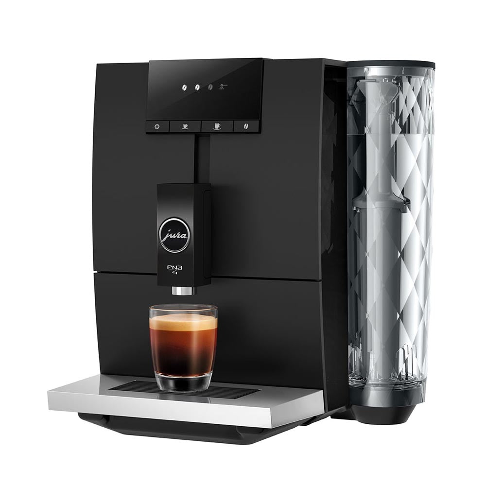 Jura ENA 4 Coffee Machine Incl. Blomus Espresso Glasses & Mostra Di Cafe Forza #3 Coffee Beans (1kg)