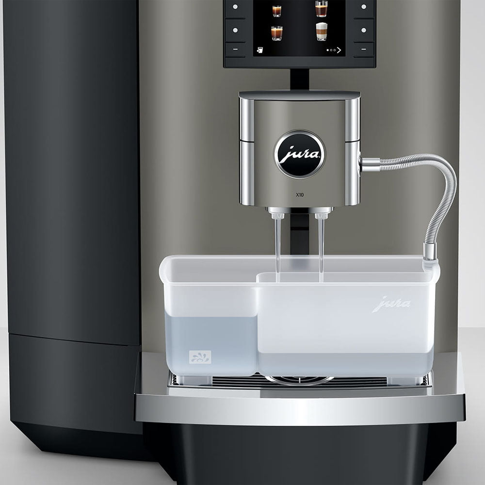Jura X10 Professional Hot & Cold Coffee Machine - Dark Inox