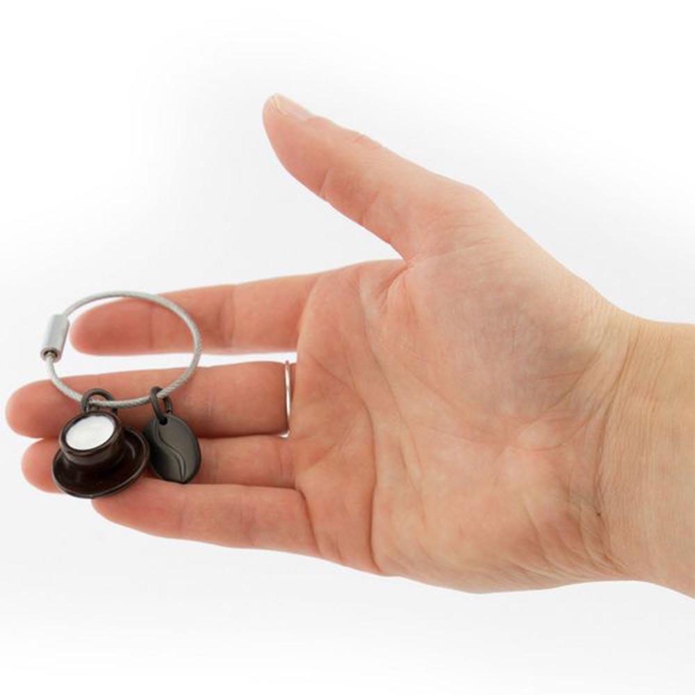 TROIKA Keyring with 2 Charms COFFEE 2 GO