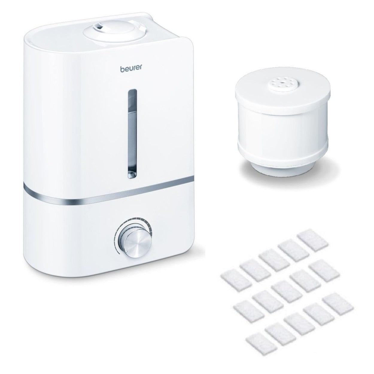 Beurer Germany LB 45 Ultrasonic Air Humidifier & Optional Aroma Oil Diffuser | Maximum 30m² Rooms