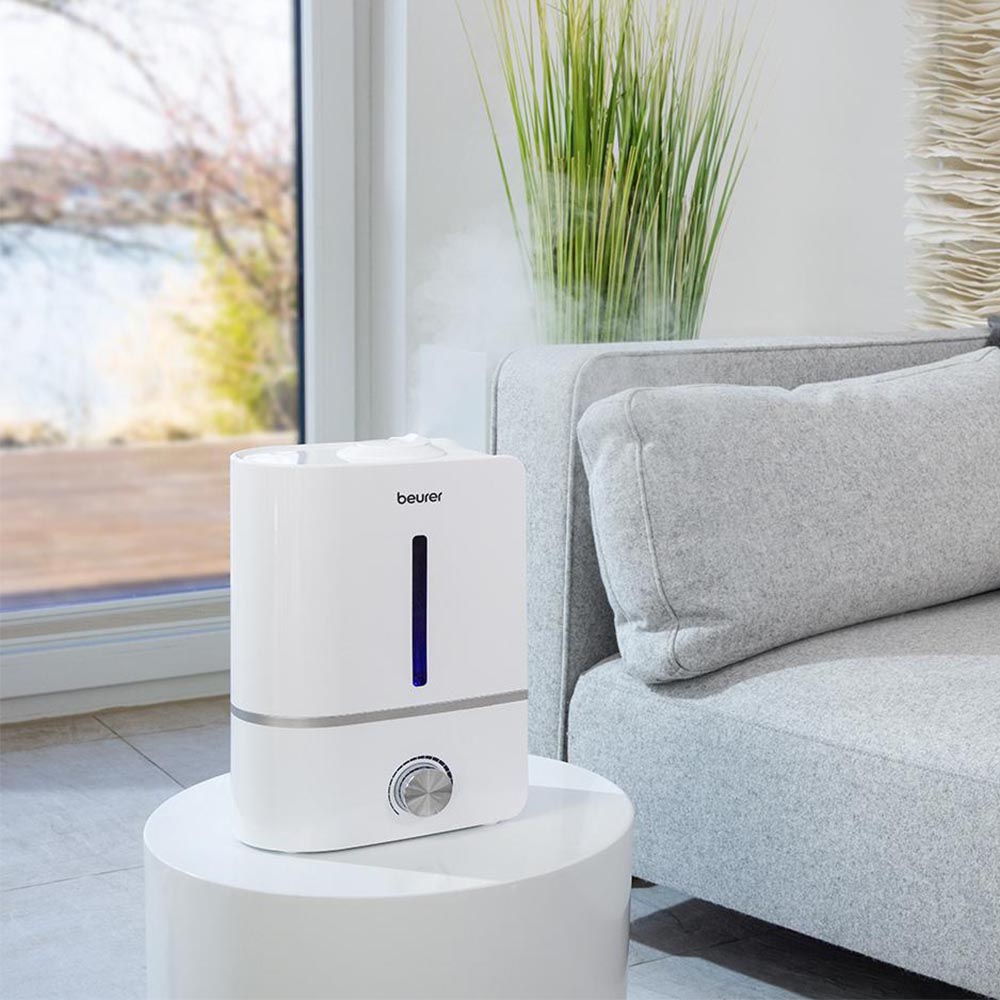 Beurer Germany LB 45 Ultrasonic Air Humidifier & Optional Aroma Oil Diffuser | Maximum 30m² Rooms