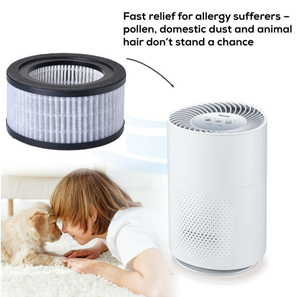 Beurer LR 220 Replacement Filter: 3-Layered HEPA 13 Filter for LR 220 Air Purifier