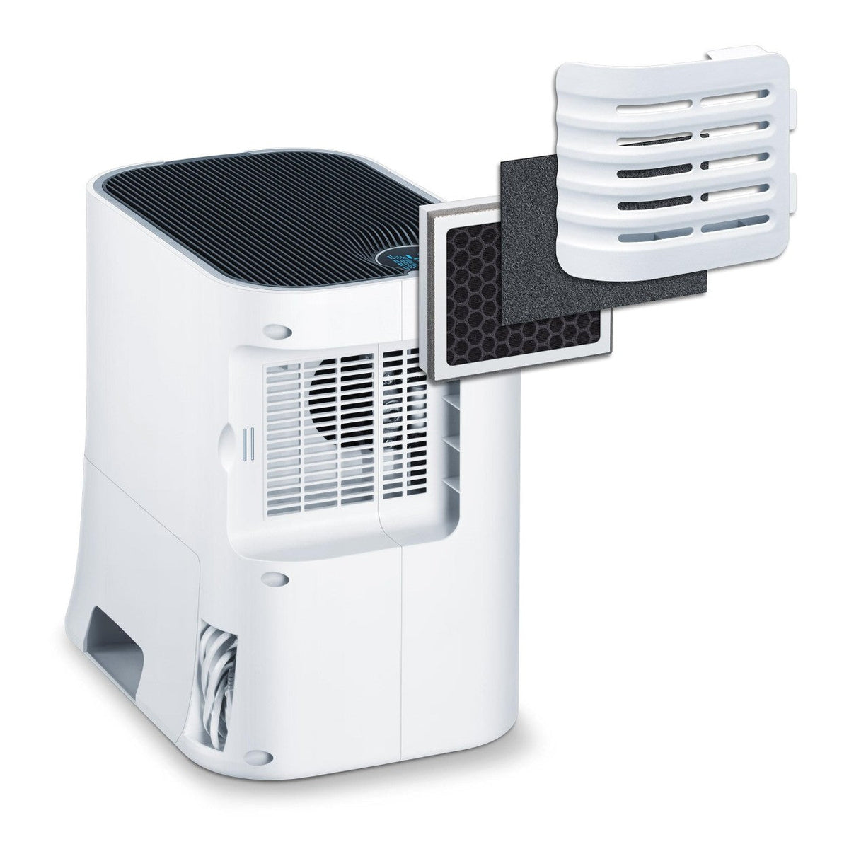 Beurer LR 330 2-in-1 Air Purifier & Humidifier | Filter Allergens, Dust, Pollen, Pet Hair & More | For Rooms Up To 35m²