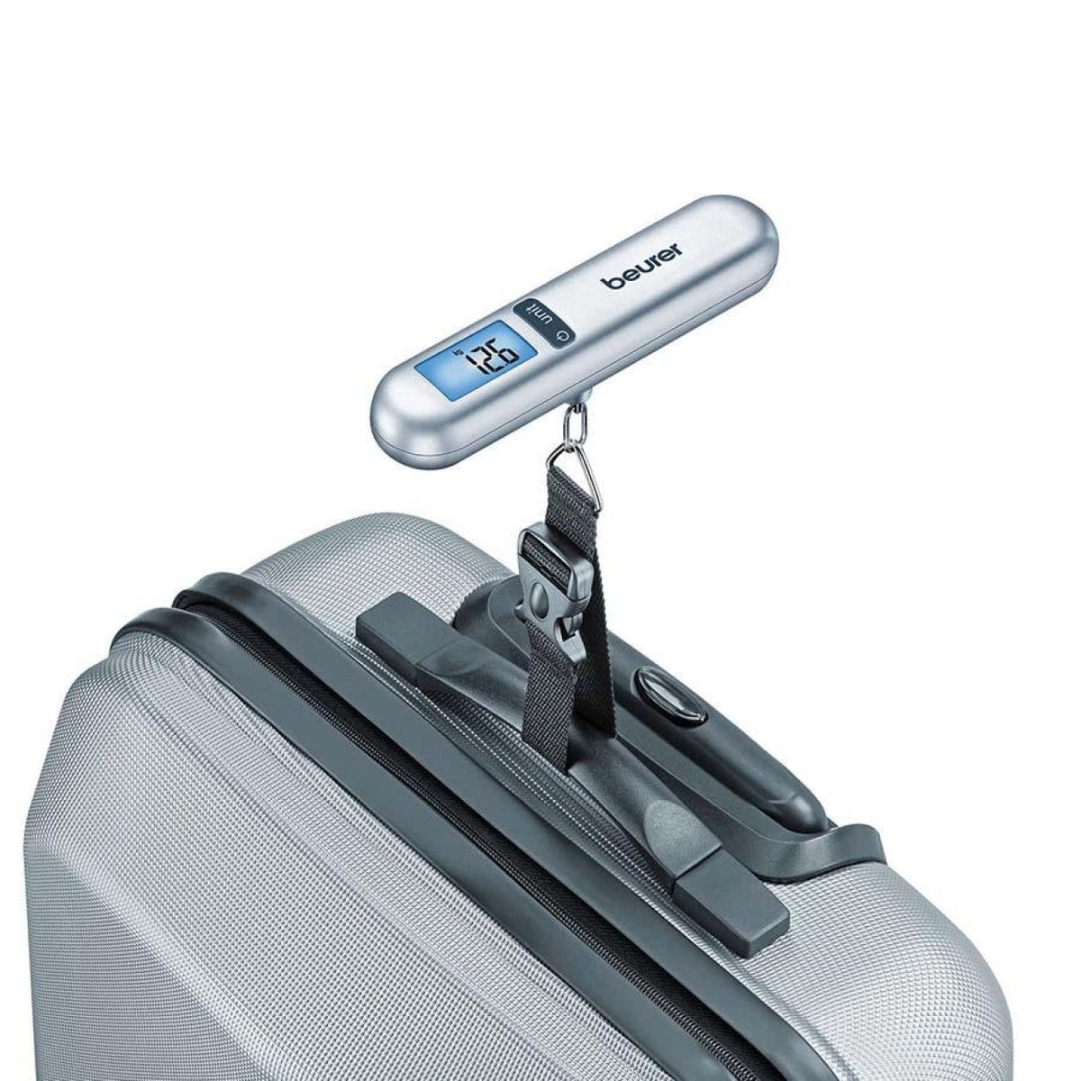 Beurer LS 06 Luggage Scale with Integrated Tape Measure | Small & Portable | Fits in Your Handbag | 40kg Capacity | 10g Precision