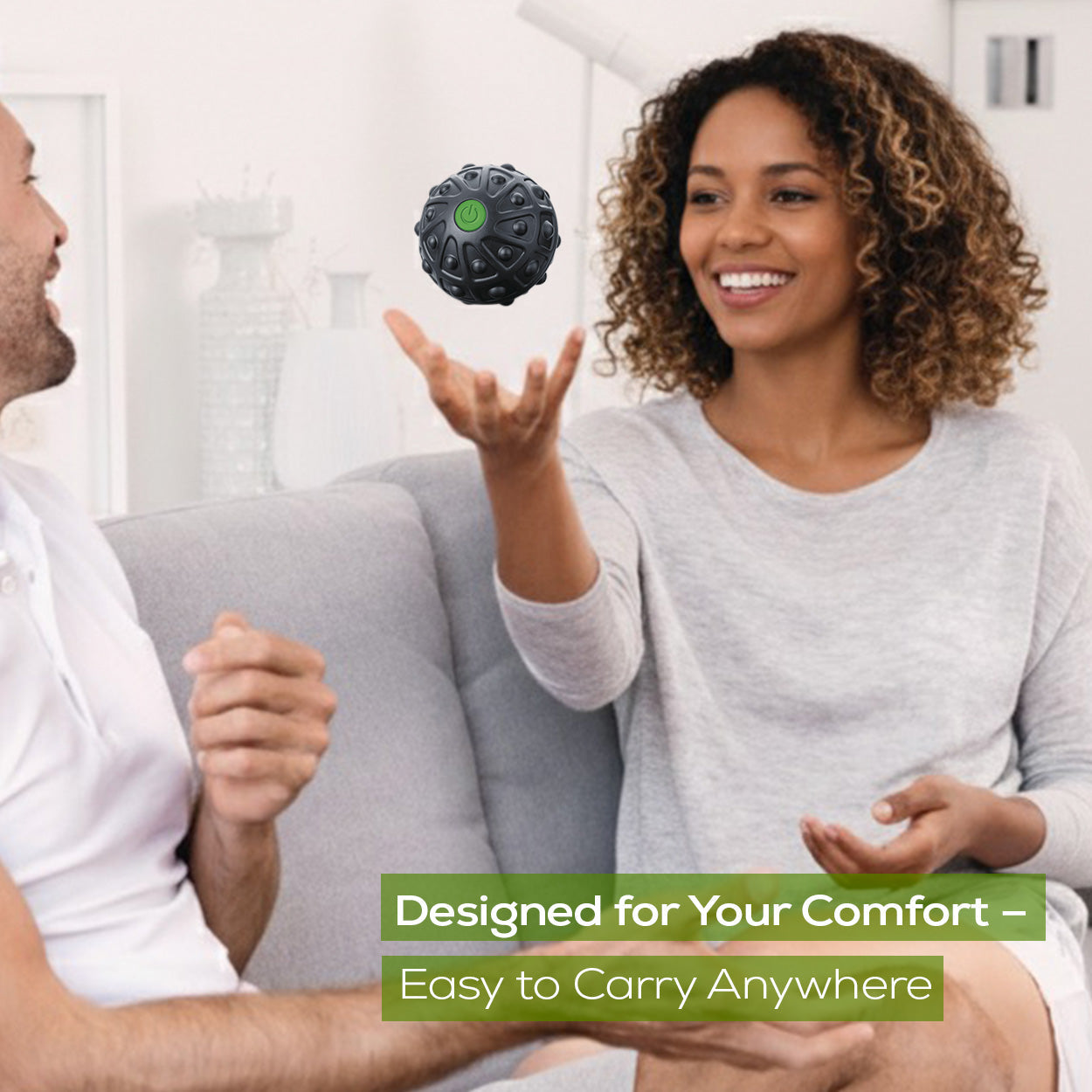 Beurer Massage Ball MG 10 Vibrating Targeted Trigger Point Relief On-the-Go