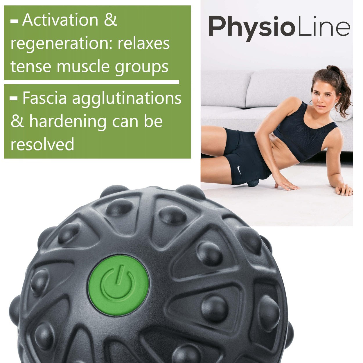 Beurer Massage Ball MG 10 Vibrating Targeted Trigger Point Relief On-the-Go