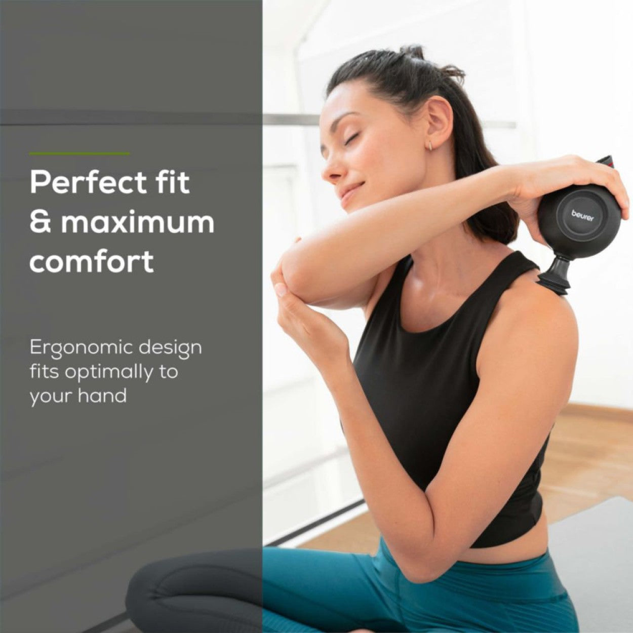 Beurer MG 101 Massage Gun: Portable, Compact, Powerful Trigger-Point Deep Tissue Muscle Massage