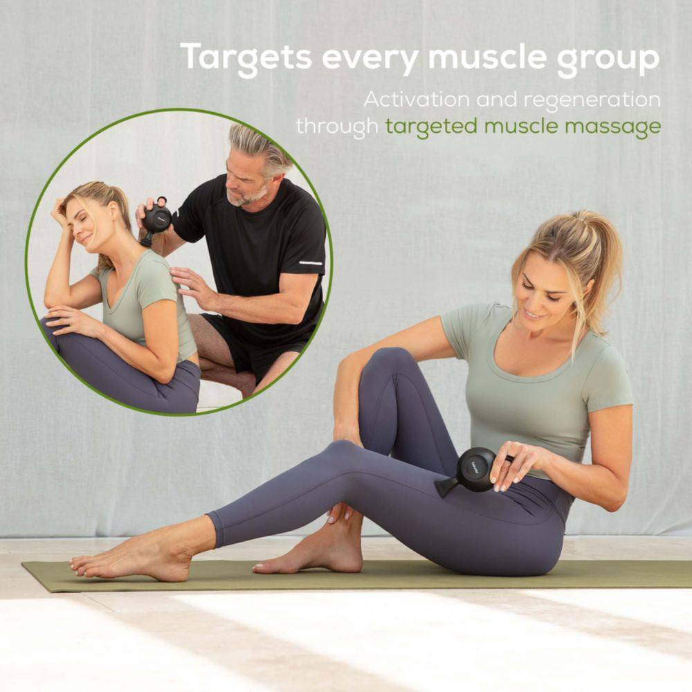 Beurer MG 101 Massage Gun: Portable, Compact, Powerful Trigger-Point Deep Tissue Muscle Massage