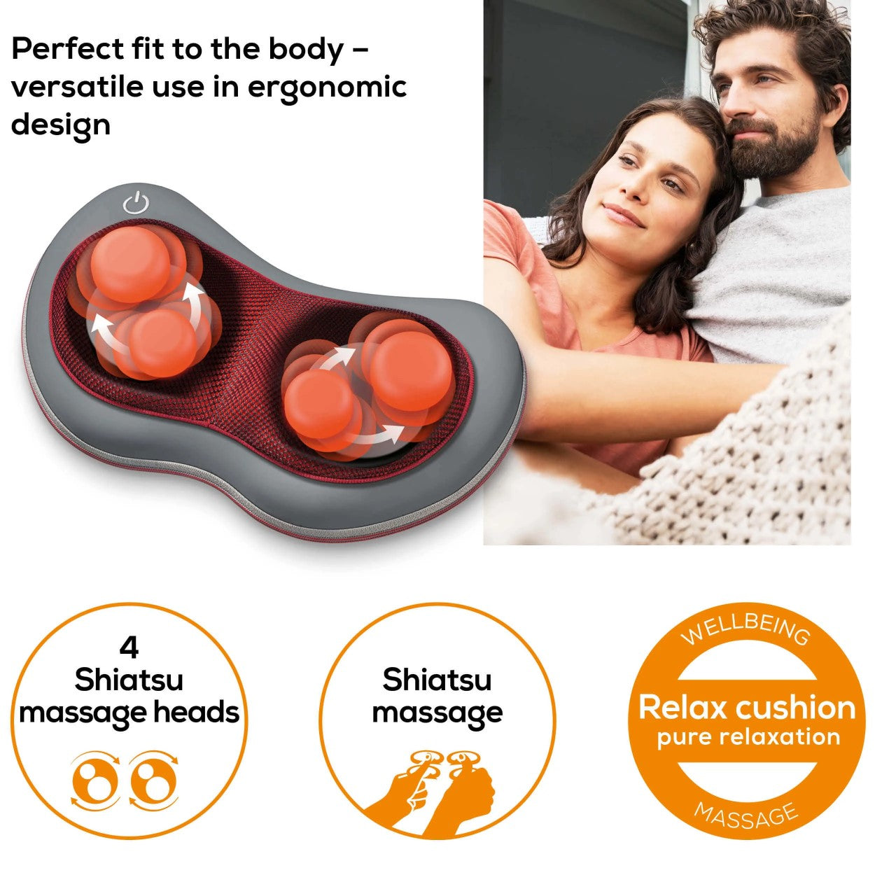 Demo - Beurer MG 149 Shiatsu Massage Cushion for Back, Neck & Legs: Relax & Relieve Tension