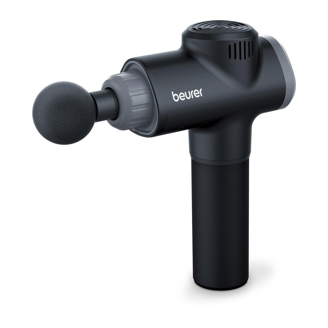 Beurer MG 180 Rechargeable Massage Gun with 6 Attachments: Targeted Deep-Tissue Muscle Massager