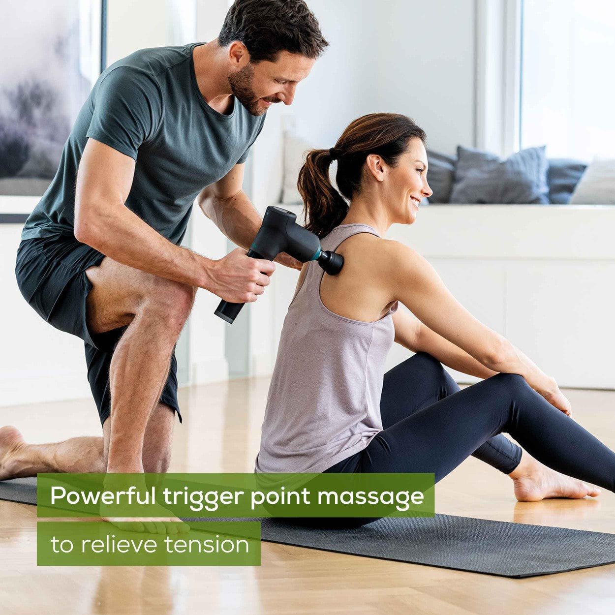 Beurer MG 185 Massage Gun - 9 Intensity levels, 3 Programs, 5 Attachments