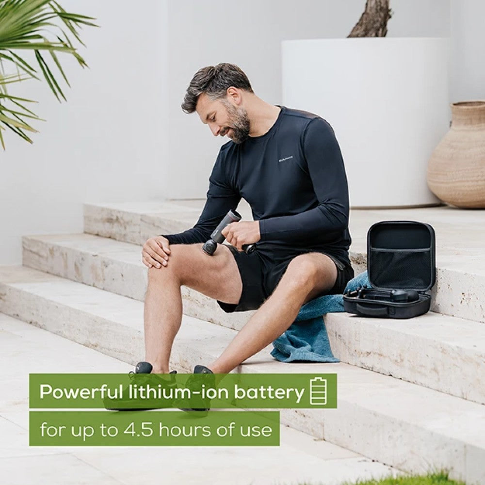 Beurer MG 195 Massage Gun: Hot & Cold Trigger Point Massage, 9 Intensities, 7 Attachments