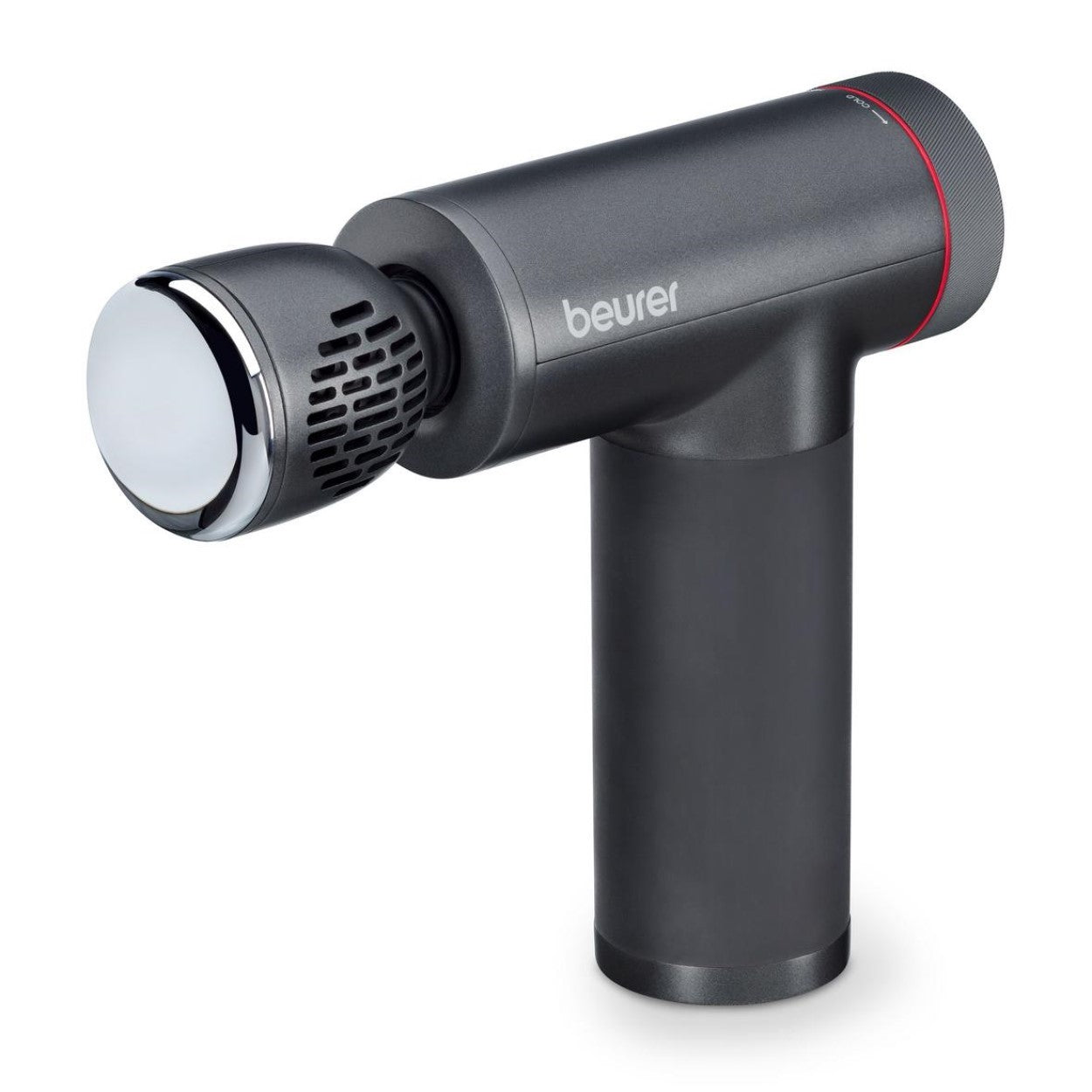 Beurer MG 195 Massage Gun: Hot & Cold Trigger Point Massage, 9 Intensities, 7 Attachments