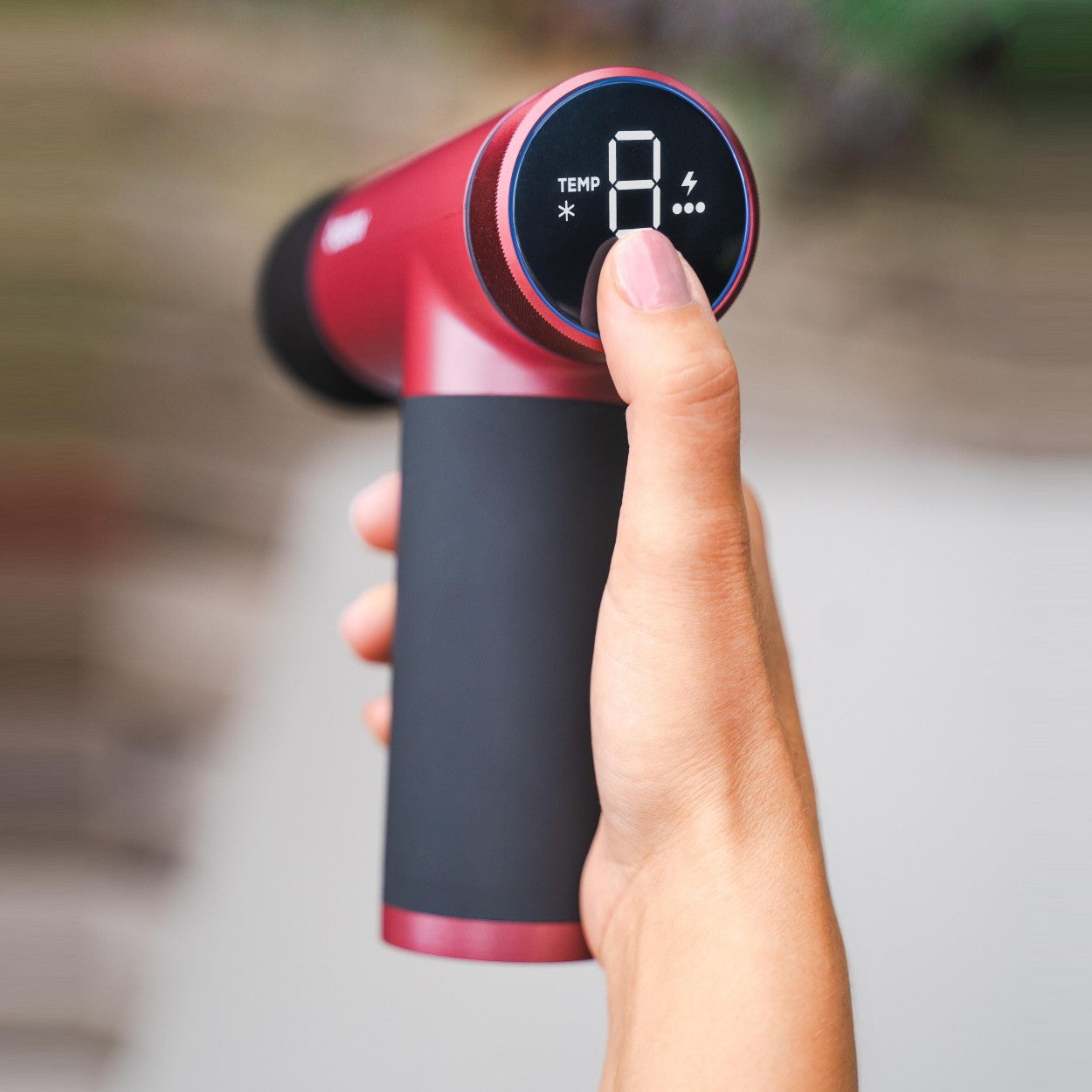 Beurer MG 195 LE25 Massage Gun | Hot & Cold Trigger Point Massage | 7 Attachments | 9 Modes | USB Rechargeable