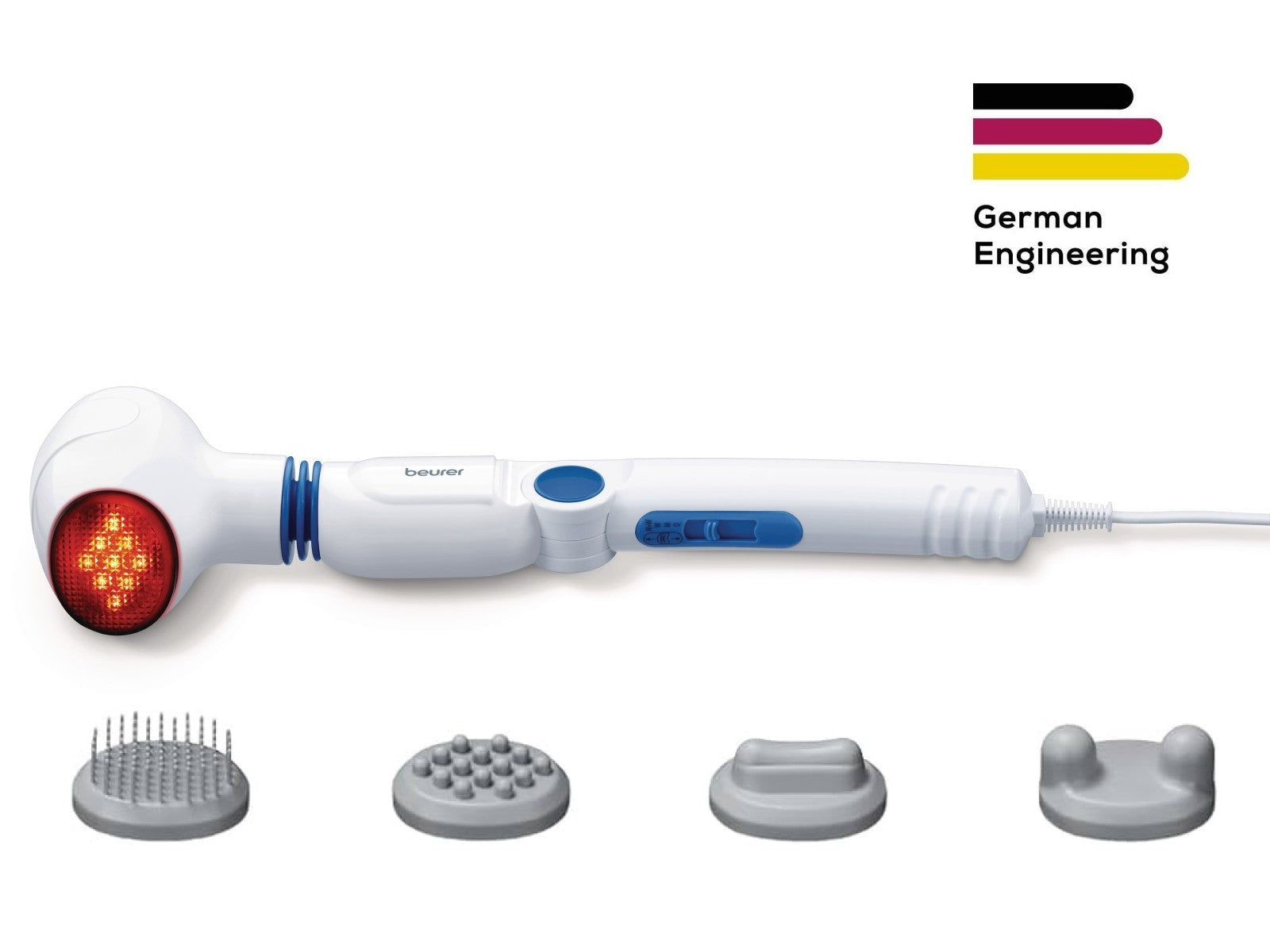 Beurer Germany MG 40 Infrared Body Massager and Heat for Muscle Pain Relief