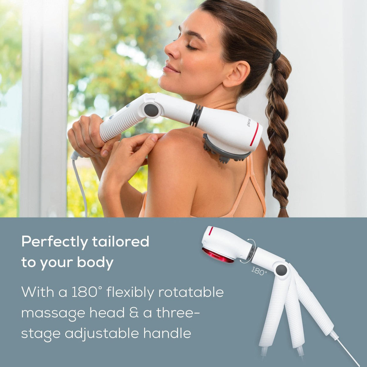 Beurer MG 44 Massager | Gentle Vibration Massage with Optional Infrared Heat