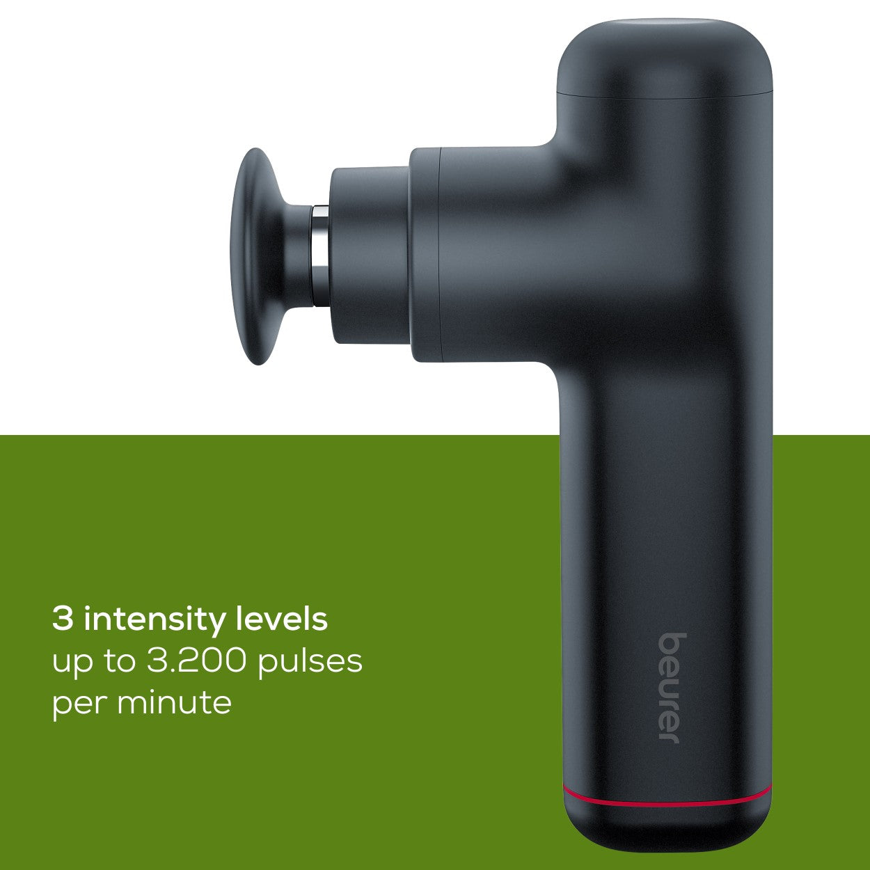 Beurer MG 79 Travel Massage Gun: Powerful Trigger-Point Massage for All Muscle Groups, Ideal for Sensitive Areas