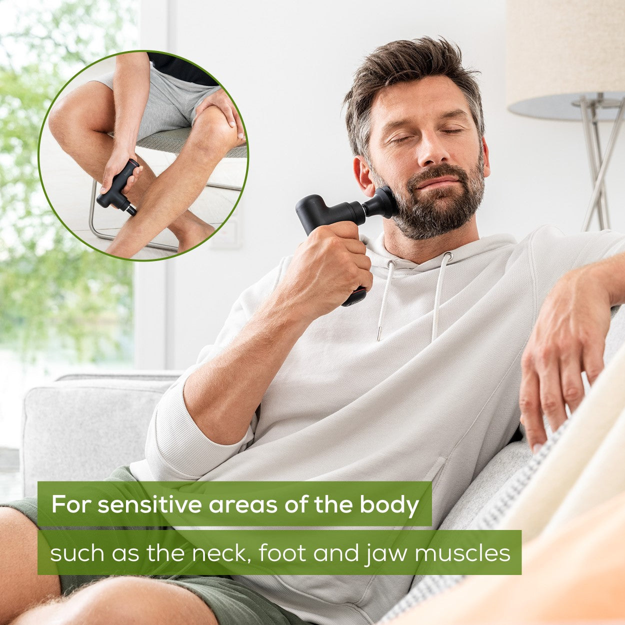 Beurer MG 79 Travel Massage Gun: Powerful Trigger-Point Massage for All Muscle Groups, Ideal for Sensitive Areas