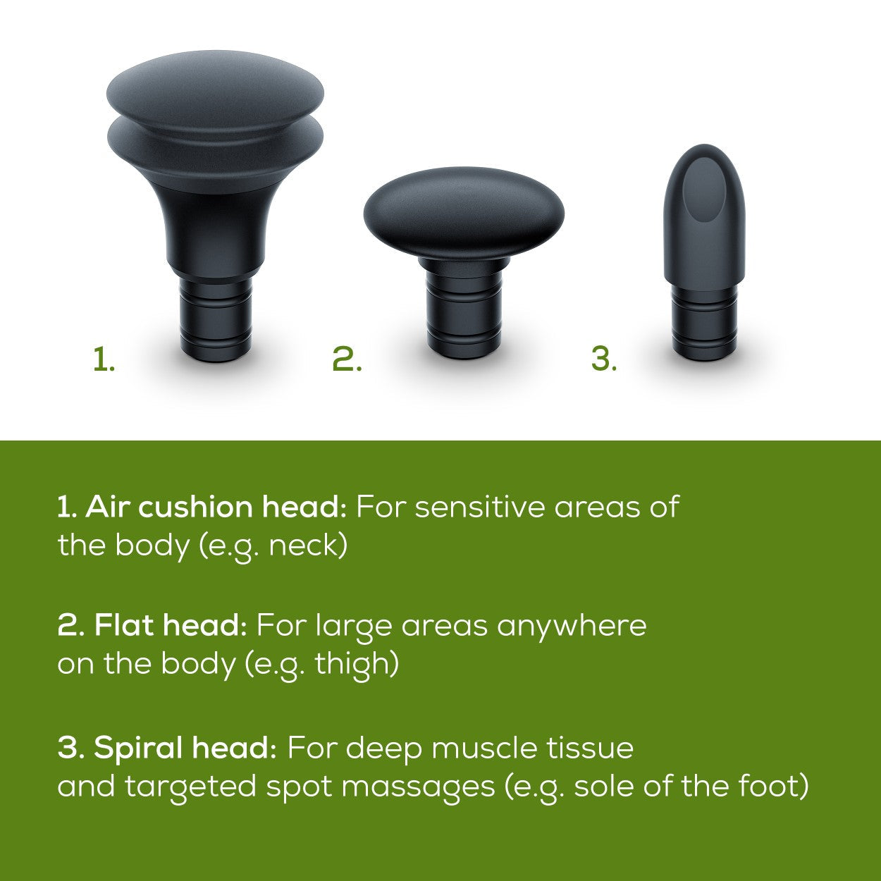 Beurer MG 79 Travel Massage Gun: Powerful Trigger-Point Massage for All Muscle Groups, Ideal for Sensitive Areas