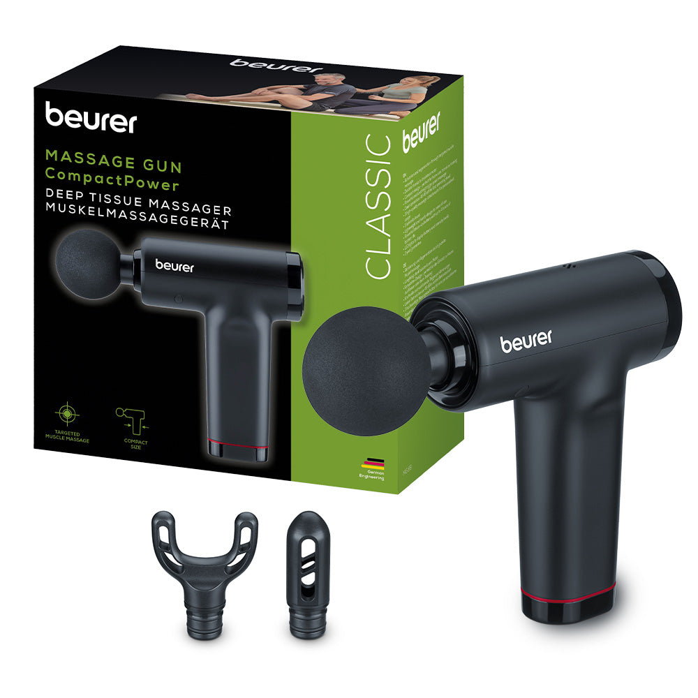 Beurer MG 89 Trigger- Point Massage Gun: Portable, Compact, Powerful, Quiet