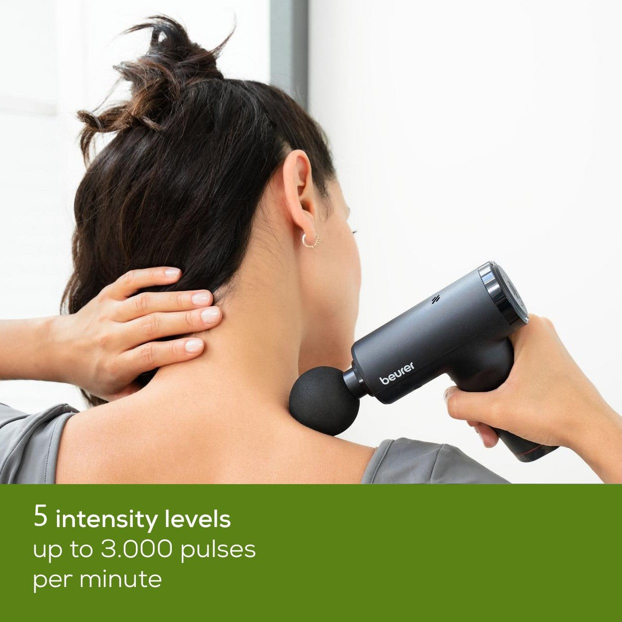 Beurer MG 89 Trigger- Point Massage Gun: Portable, Compact, Powerful, Quiet