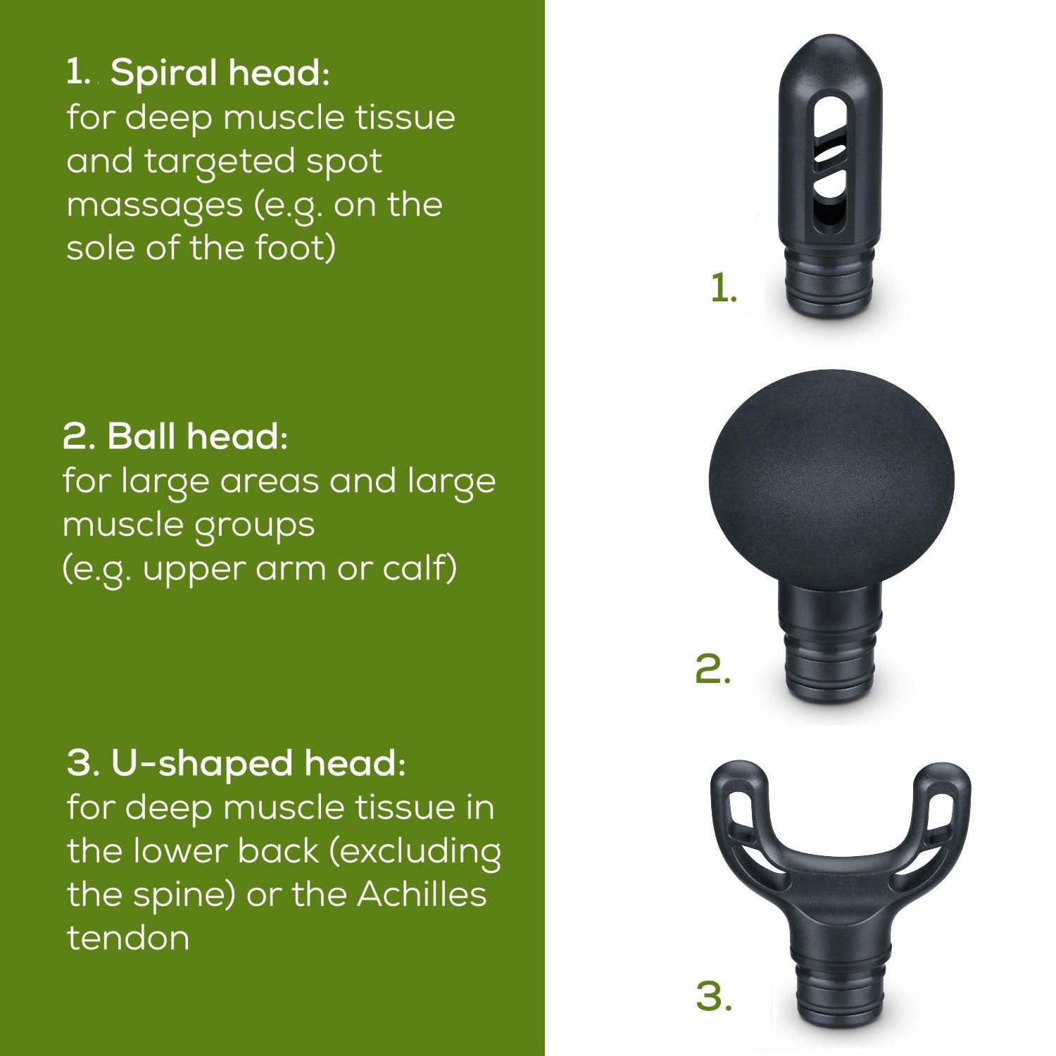 Beurer MG 89 Trigger- Point Massage Gun: Portable, Compact, Powerful, Quiet