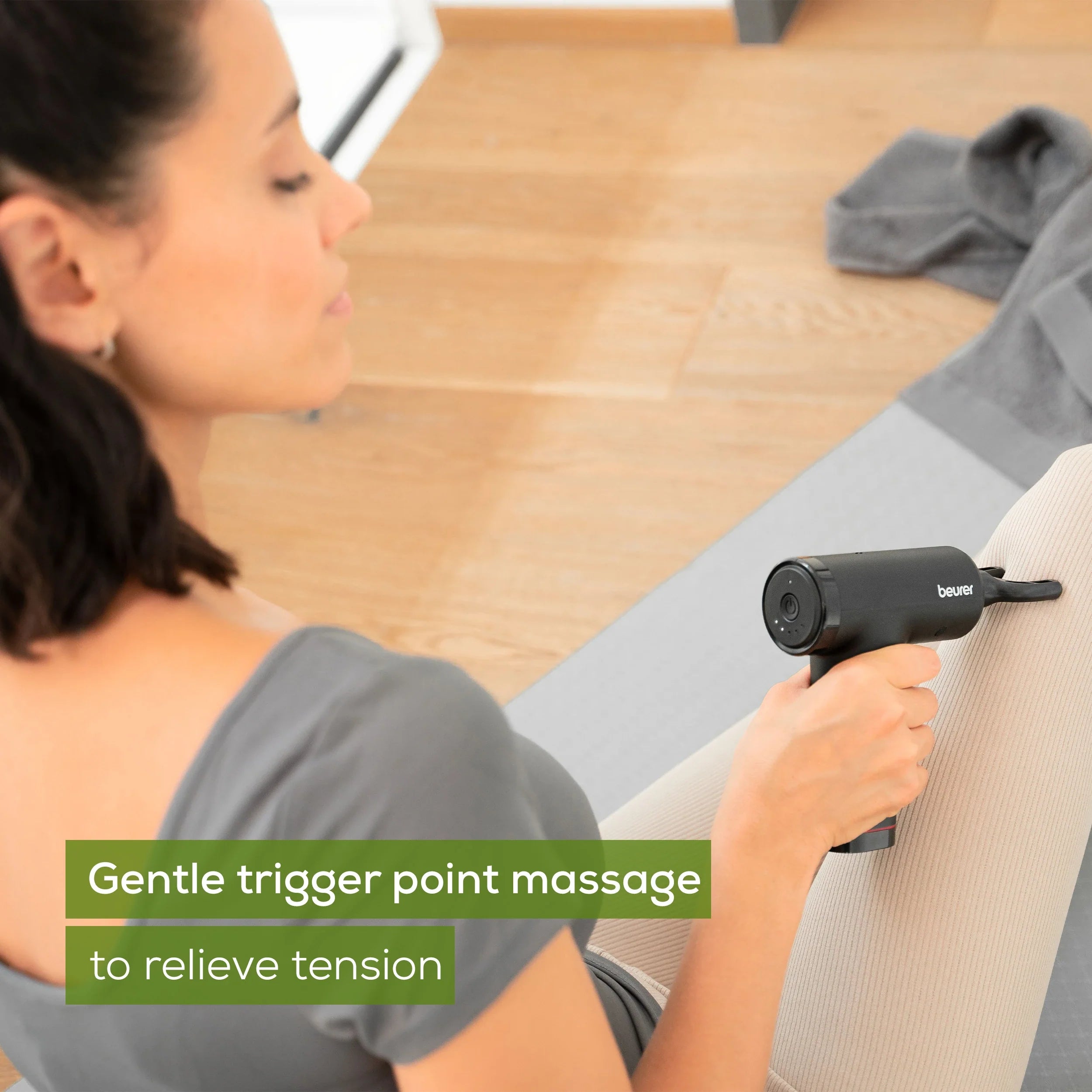Beurer MG 89 Trigger- Point Massage Gun: Portable, Compact, Powerful, Quiet
