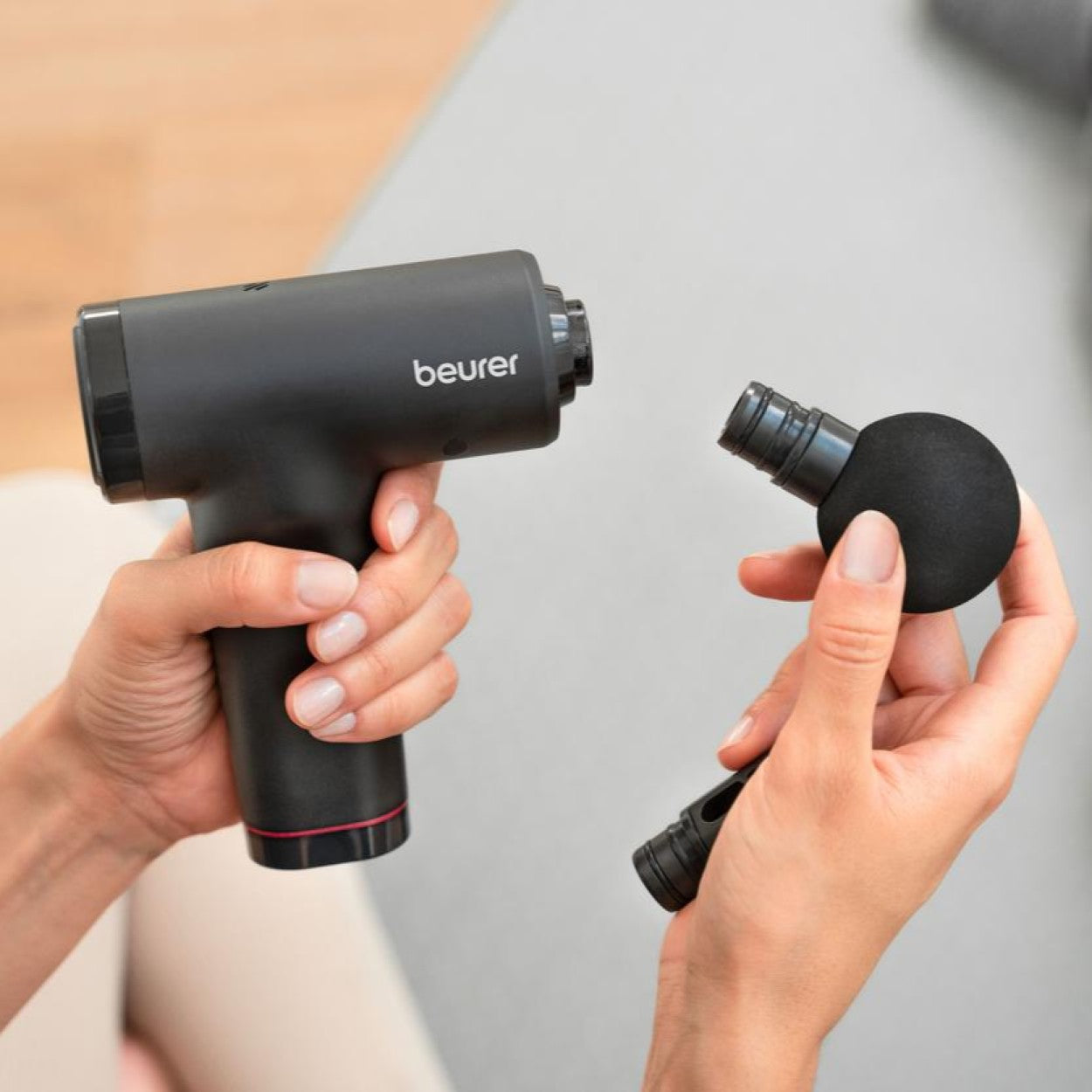 Beurer MG 89 Trigger- Point Massage Gun: Portable, Compact, Powerful, Quiet