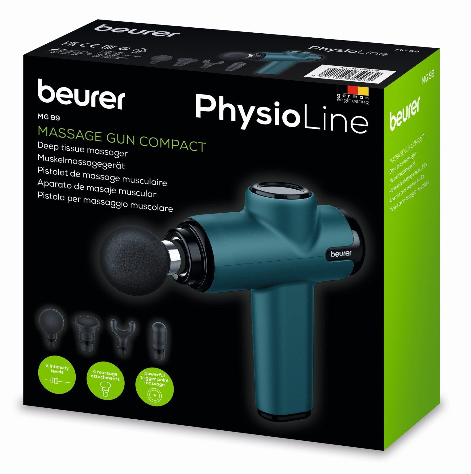 Beurer Germany MG 99 Compact Deep Tissue Massage Gun