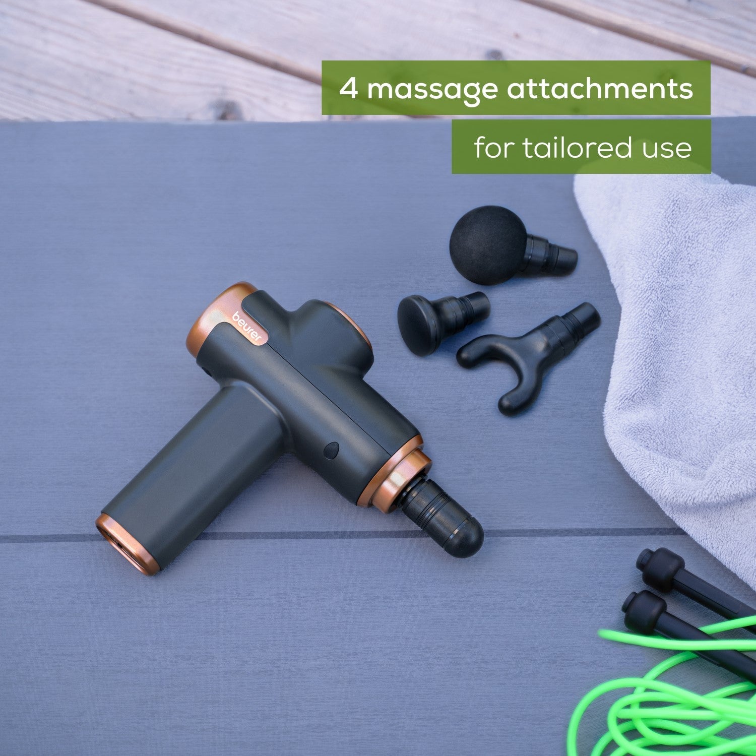 Demo - Beurer MG 99 Limited Edition Compact Deep Tissue Massage Gun - Rechargeable (Gold & Black)