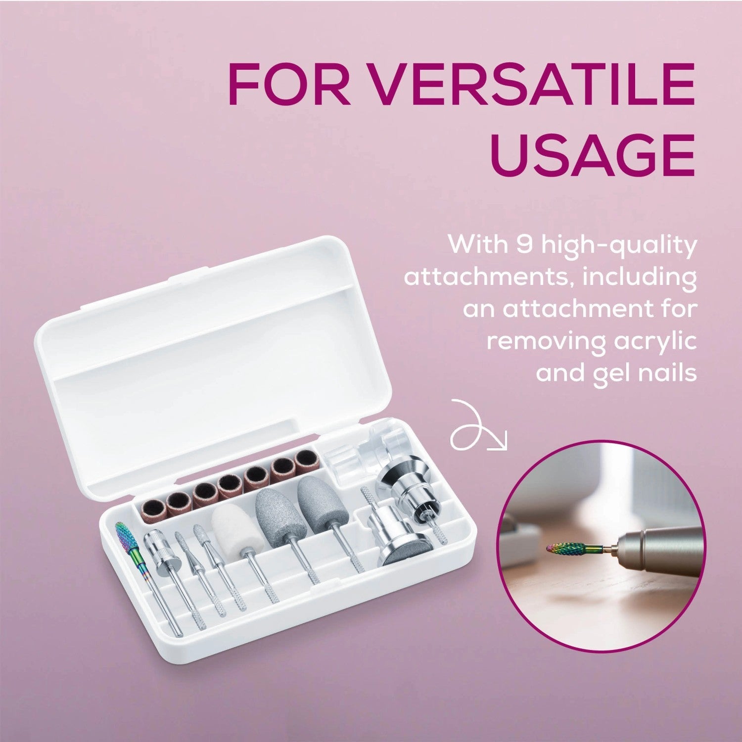 Beurer 3-in-1 Electric Manicure & Pedicure Station MP 200: Nail Tools + UV/LED Dryer + Nail Dust Extractor