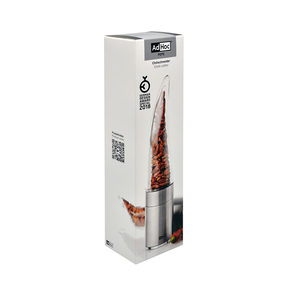 AdHoc Chilli, Herb and Spice Grinder German Brand - Pepe