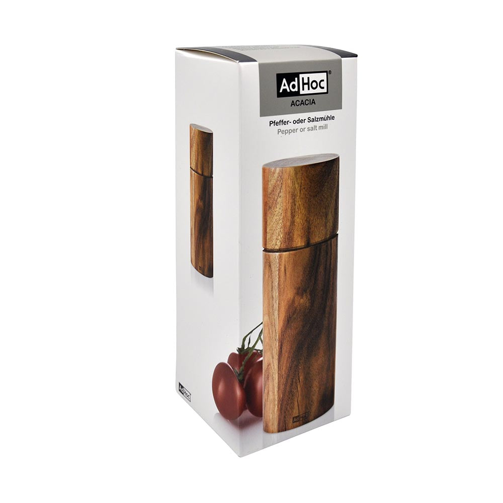 AdHoc Salt or Pepper Grinder in Wood - Acacia Small