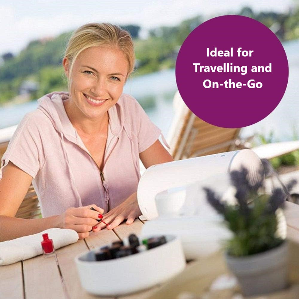 Beurer MP 41 Electric Manicure & Pedicure Nail Tool Set: 7 Attachments, 2 Speed Settings, LED Light