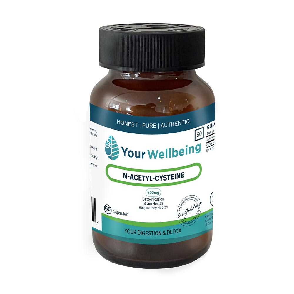 Your Wellbeing N-Acetyl-Cysteine - Detoxification, Brain & Respiratory Health