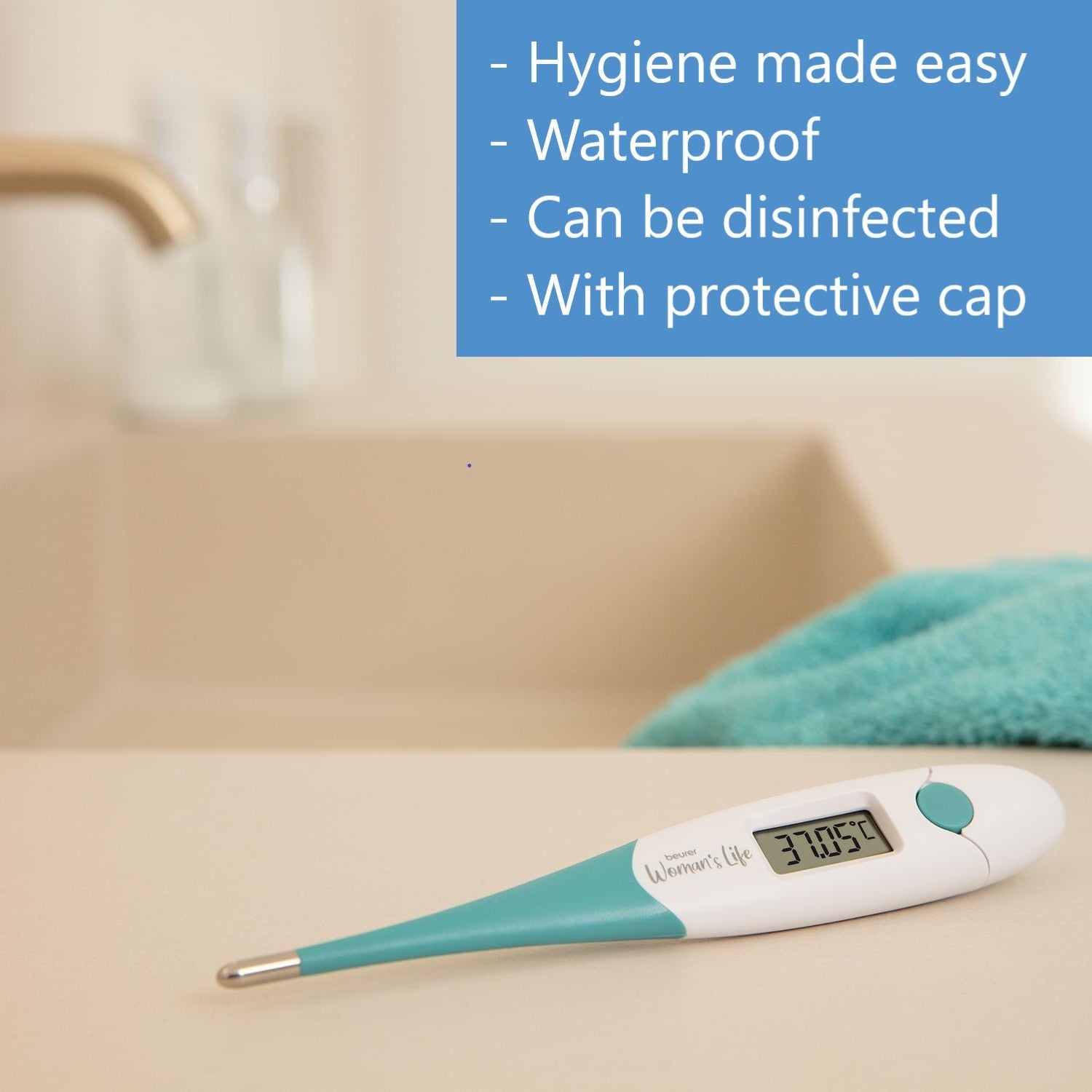 Beurer Basal Body Temperature Thermometer OT 20: Track Ovulation, Cycle, Fertile Days for Natural Family Planning