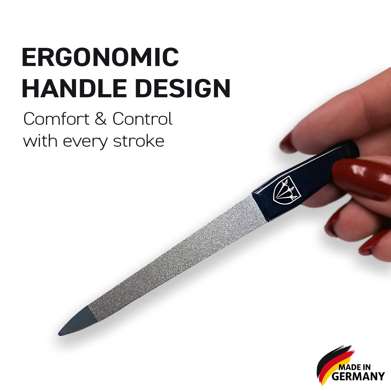 Kellermann 3 Swords Sapphire Nail File | Double-Sided | 13cm | PF 2705