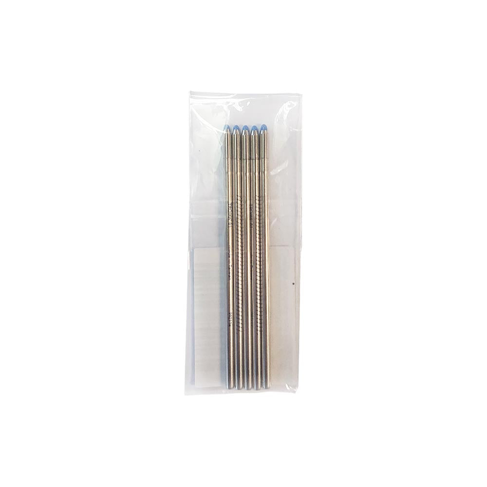 TROIKA Germany Ink Refill for Construction Multitasking Ballpoint Pen, Blue (Set of 5)