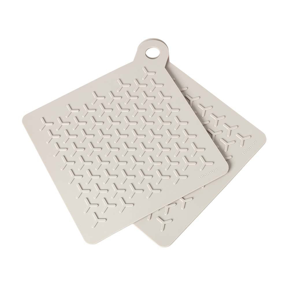 Blomus FLIP Pot Holder Set of 2 - Moonbeam