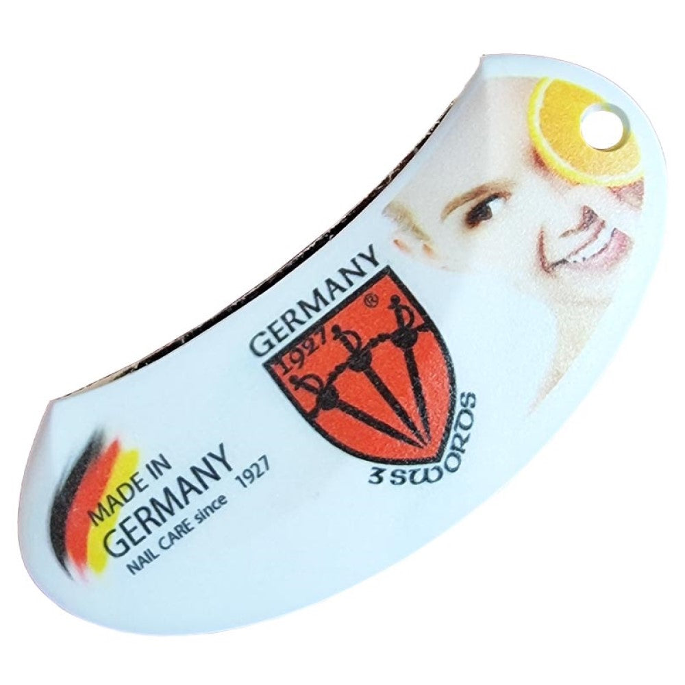 Kellermann 3 Swords Nail File: Sapphire Nail File with Large Easy Grip Holder