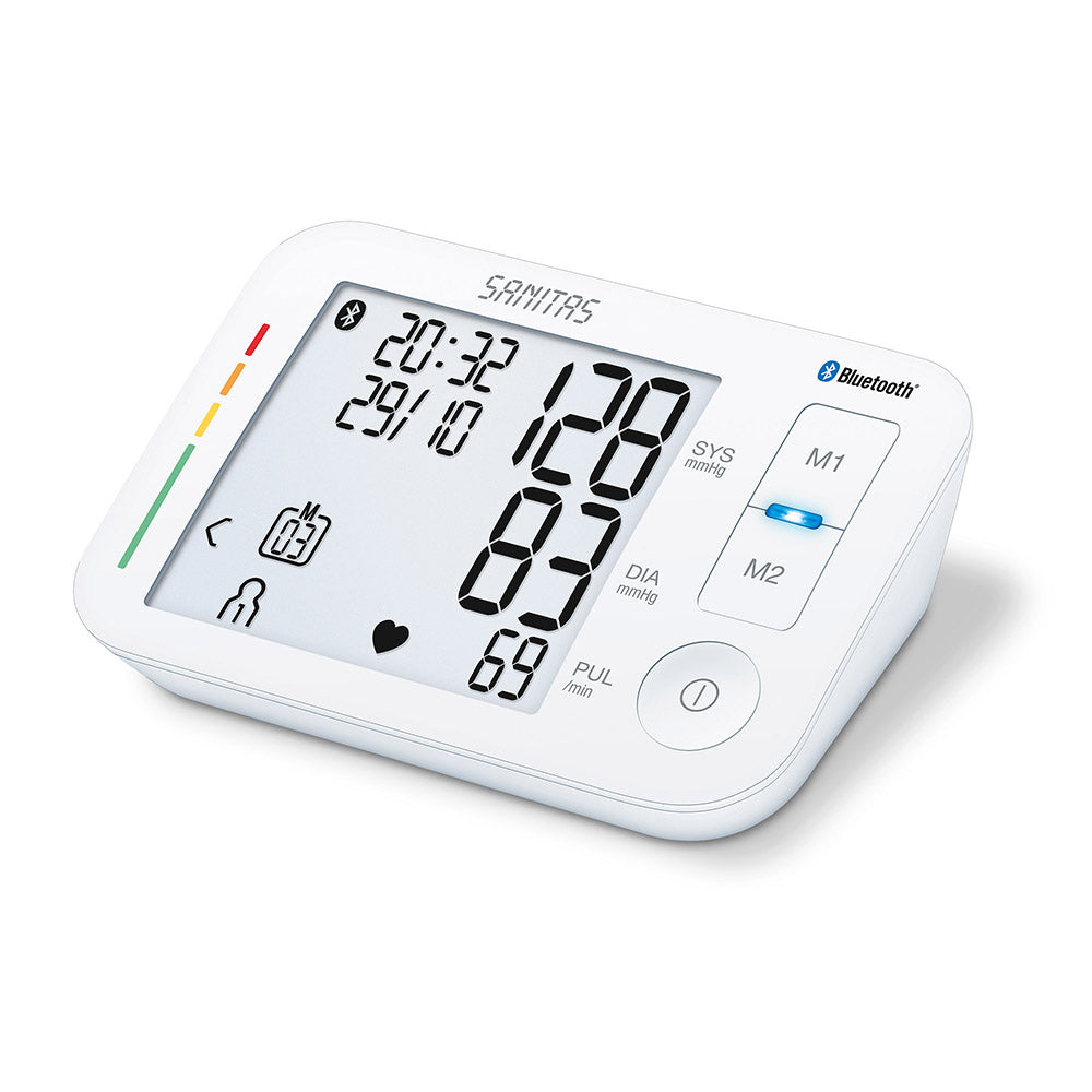 Sanitas Blood Pressure Monitor | Upper Arm | Bluetooth App Connectivity | Arrhythmia Detection | SBM 37