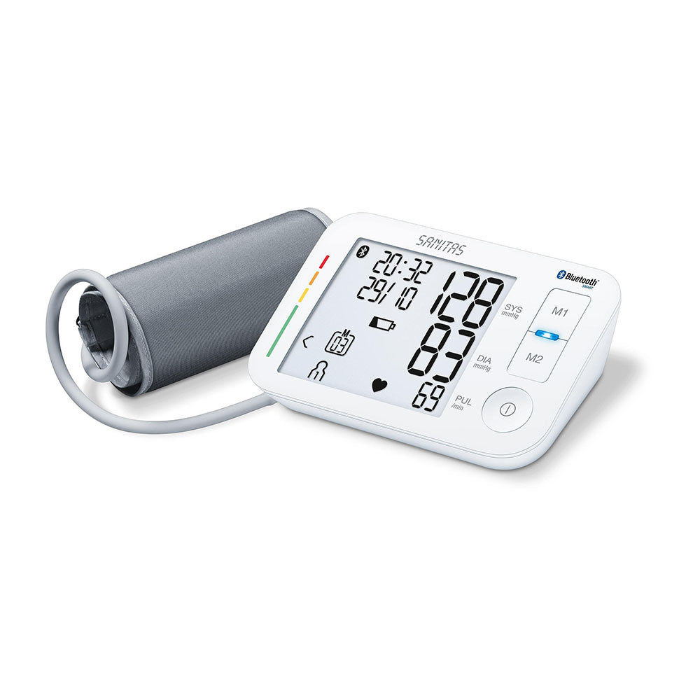 Sanitas Blood Pressure Monitor | Upper Arm | Bluetooth App Connectivity | Arrhythmia Detection | SBM 37