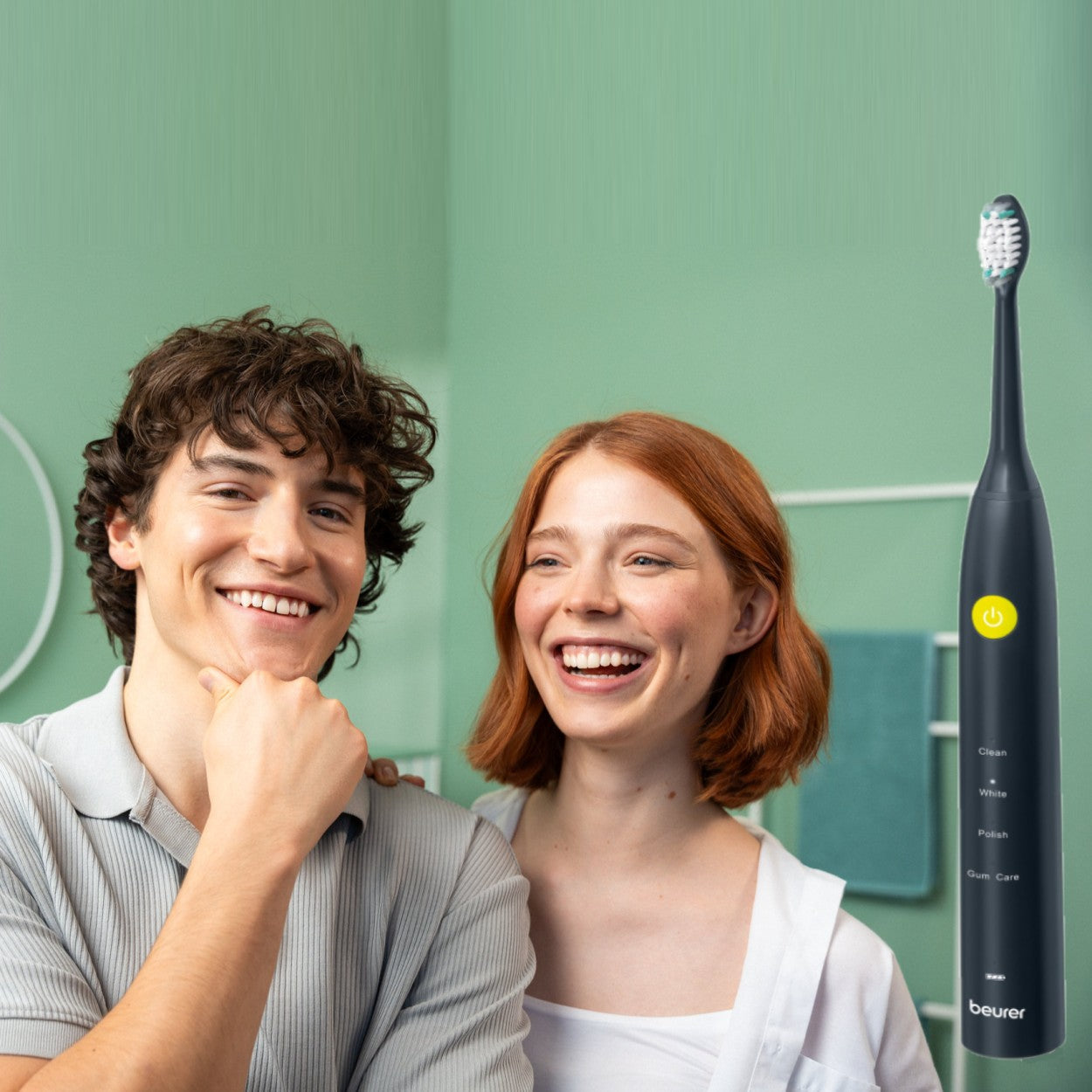 Beurer SC 30 Electric Toothbrush | Sonic Technology for Healthy Teeth & Gums | Eco-Friendly | Jet Black