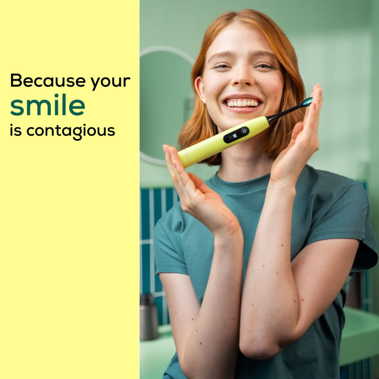 Beurer SC 50 Electric Toothbrush | Advanced Sonic Technology for Healthy Teeth & Gums | Eco-Friendly | Splashy Lemon Yellow