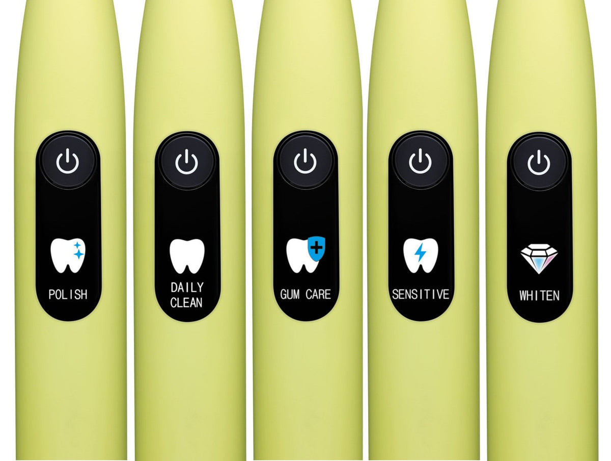 Beurer SC 50 Electric Toothbrush | Advanced Sonic Technology for Healthy Teeth & Gums | Eco-Friendly | Splashy Lemon Yellow