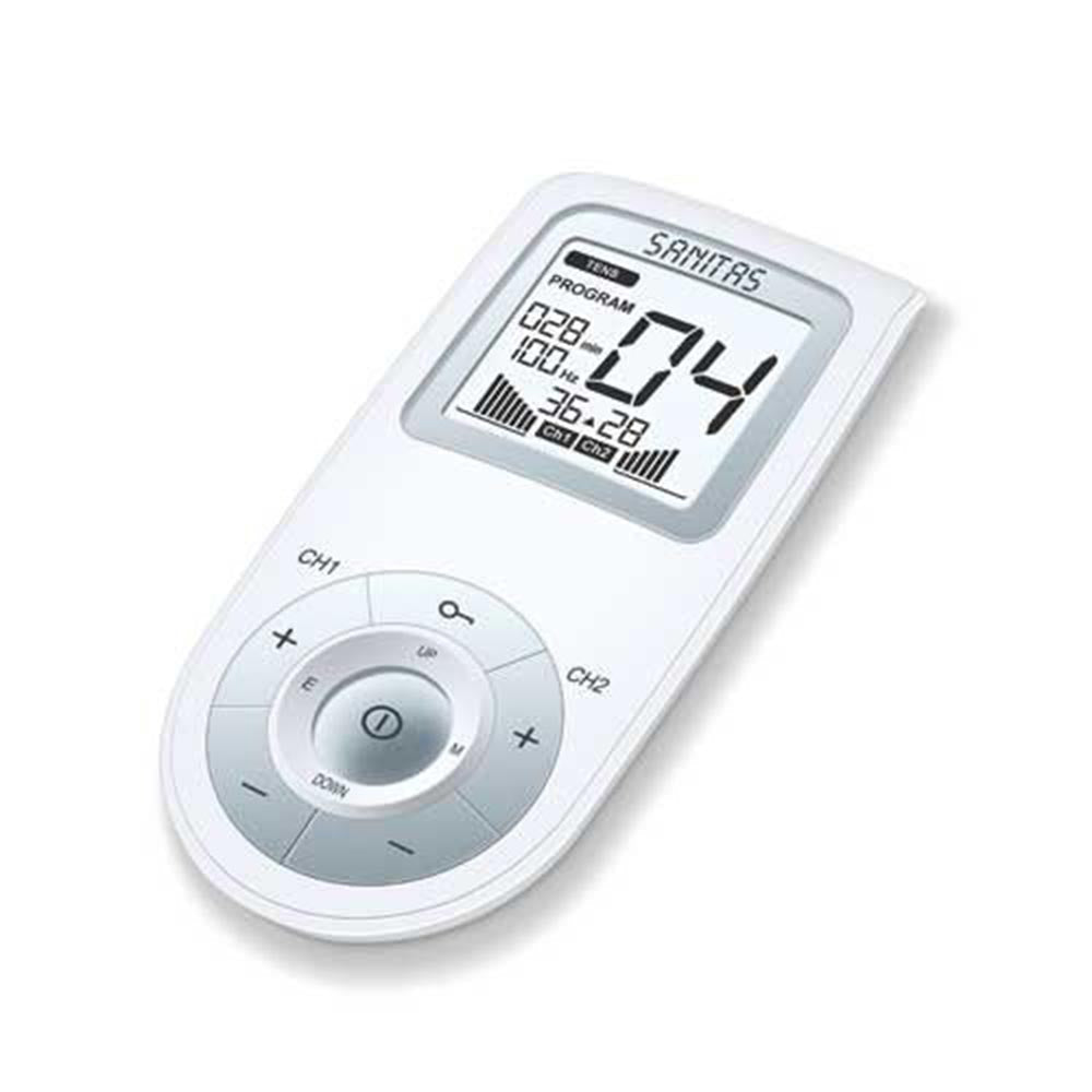 Sanitas Digital EMS & TENS Unit | Pain Relief & Muscle Stimulation | Includes Electrodes | SEM 43