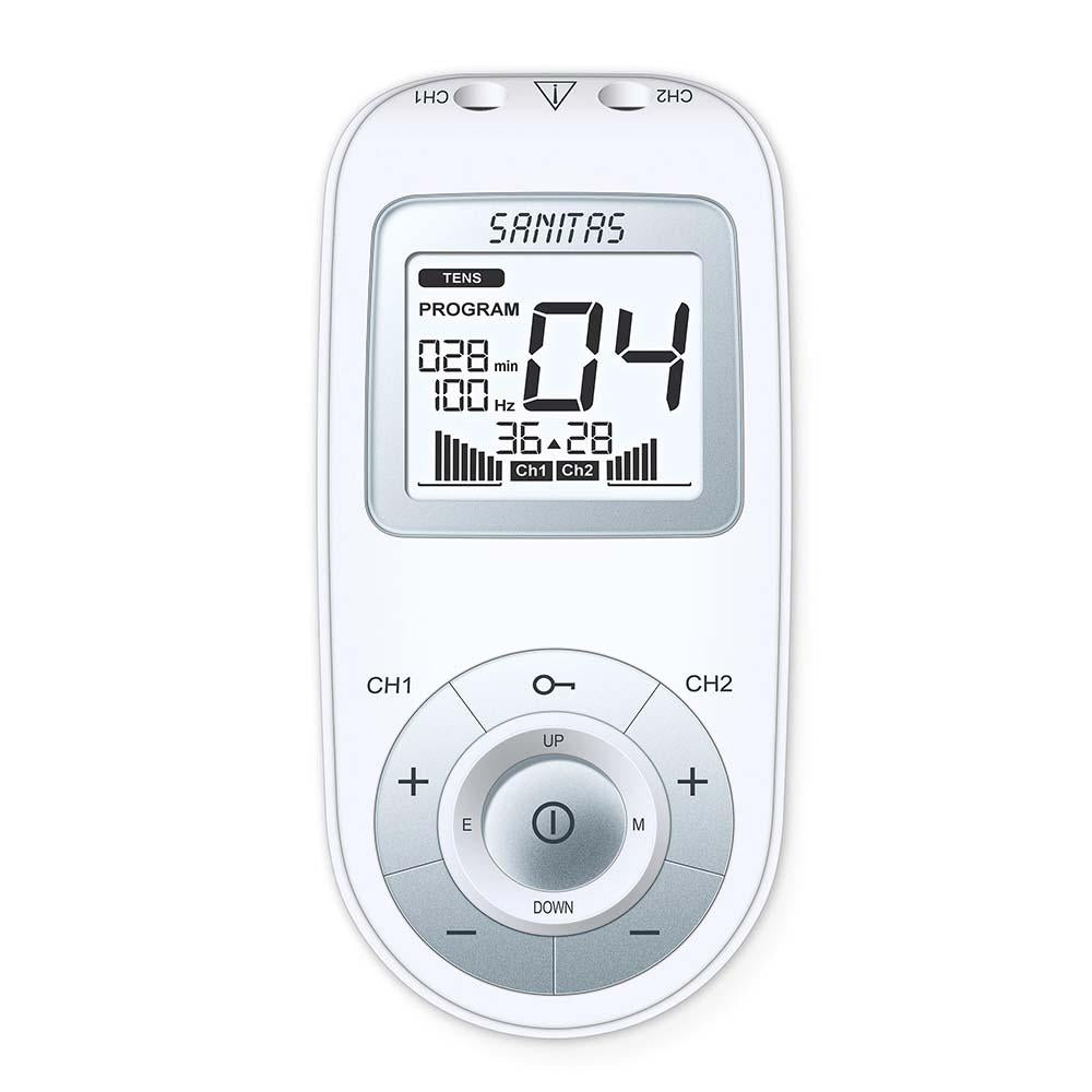 Sanitas Digital EMS & TENS Unit | Pain Relief & Muscle Stimulation | Includes Electrodes | SEM 43