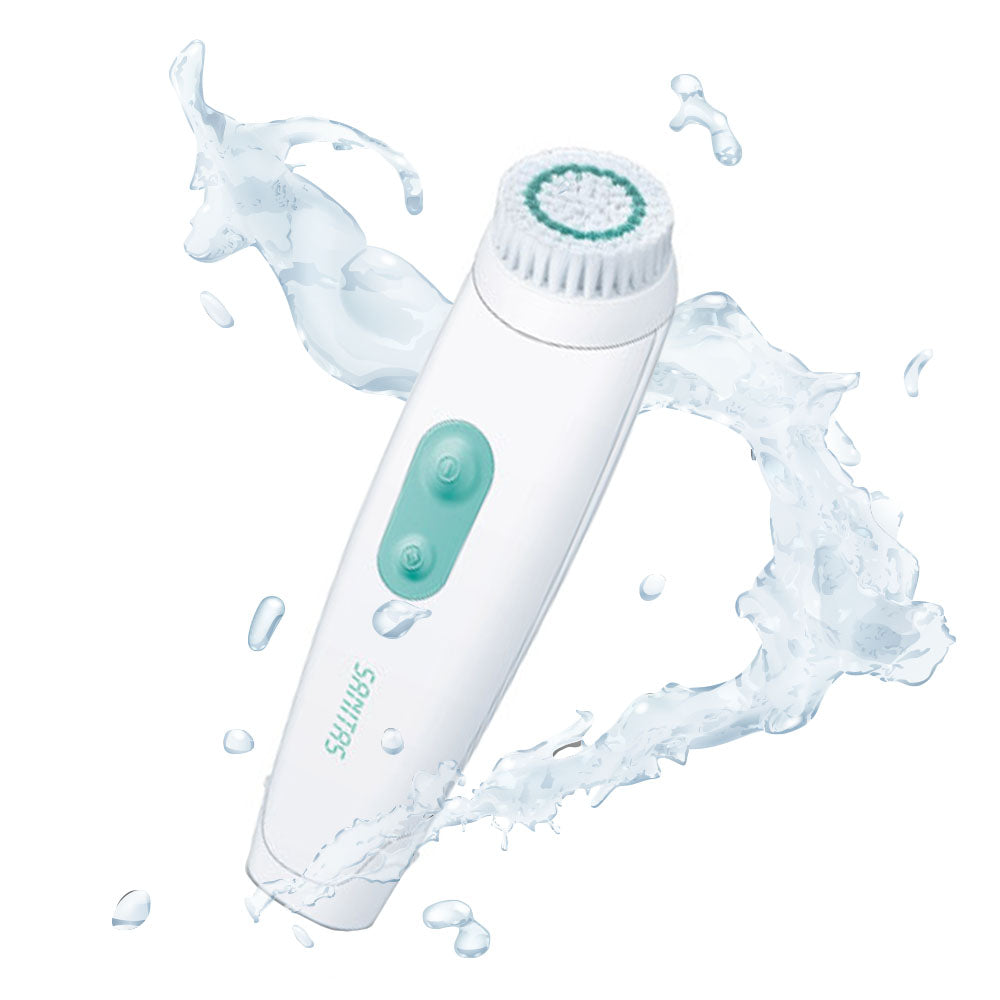 Sanitas Facial Cleansing Brush | Gentle Exfoliation | Deep Pore Cleansing | Soft Bristles | SFC 30