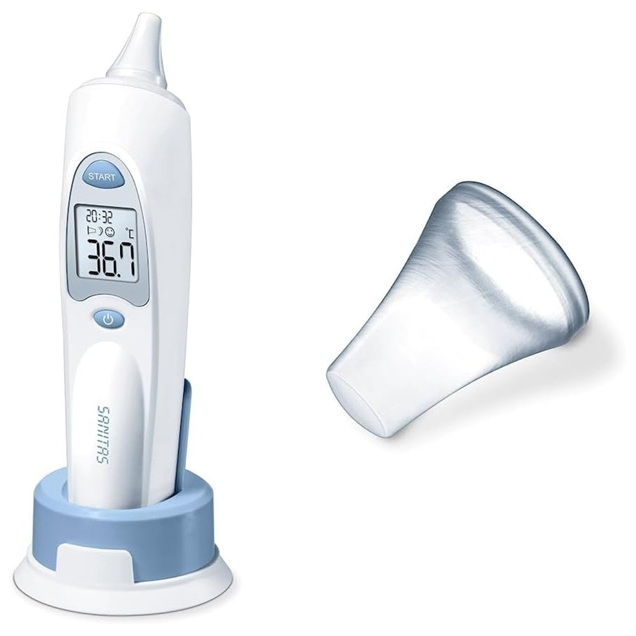 Sanitas Protective Caps for Use with SFT 53 In-Ear Thermometer: Box of 20