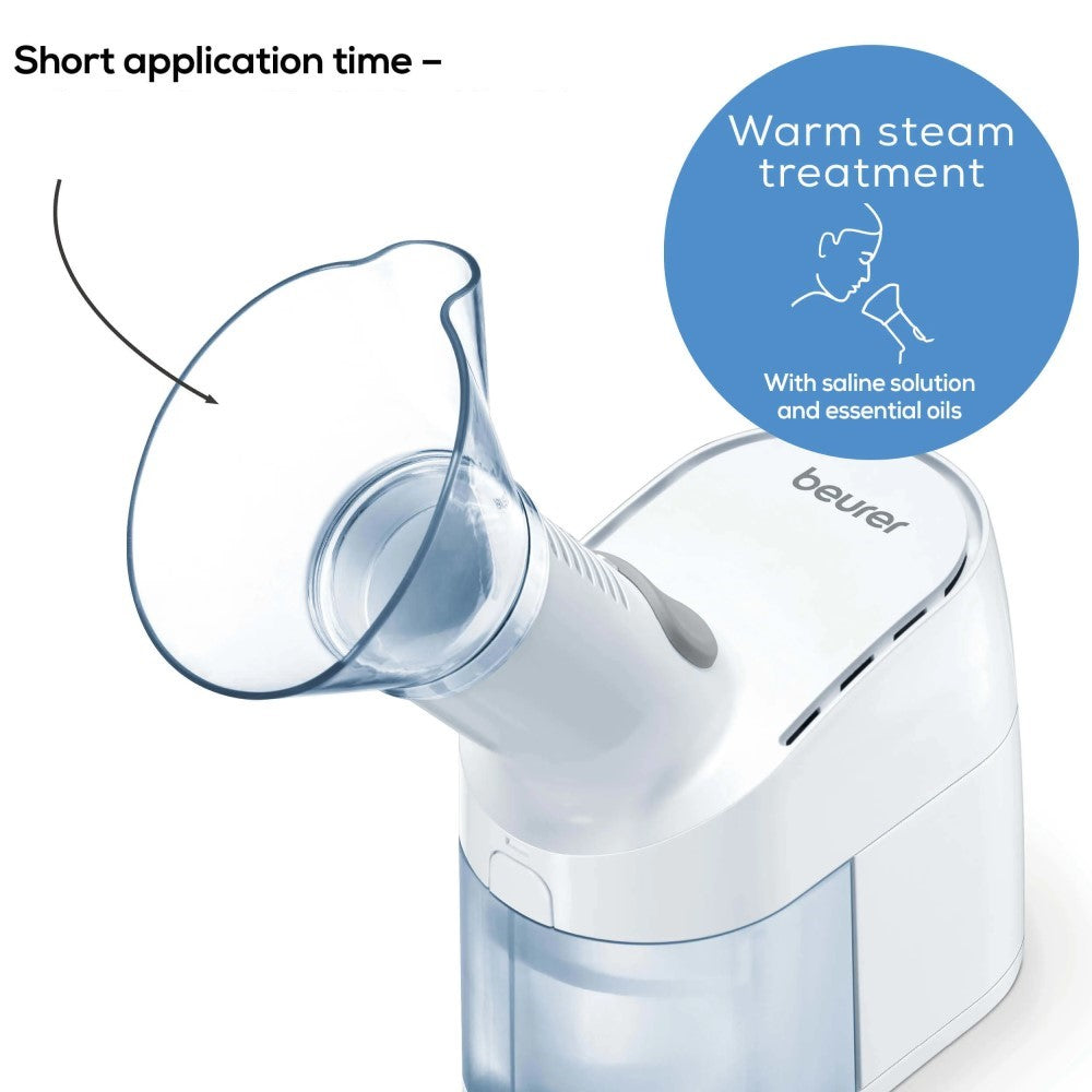 Demo - Beurer Steam Vaporiser & Inhaler: Ease Colds/Coughs or Facial Steamer SI 40